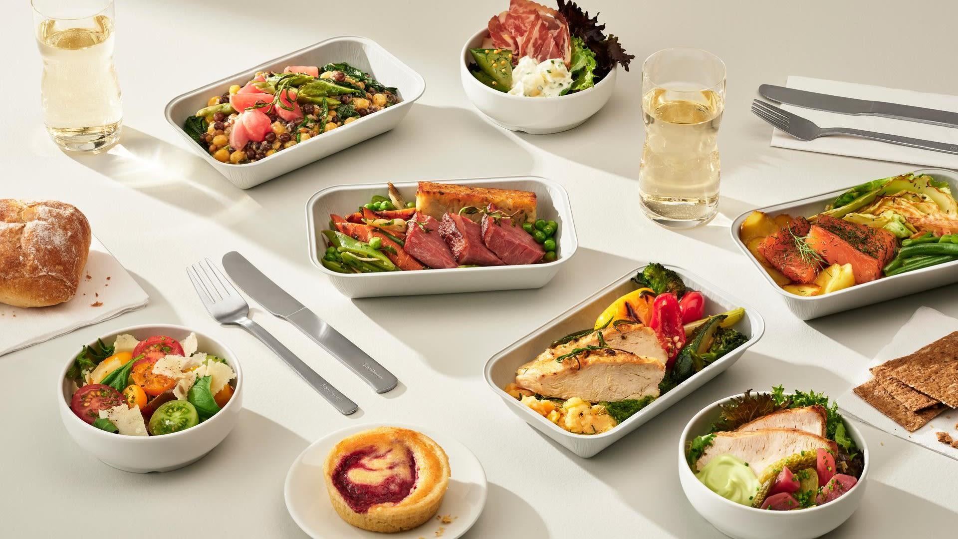 大多数航班都可以预订餐食